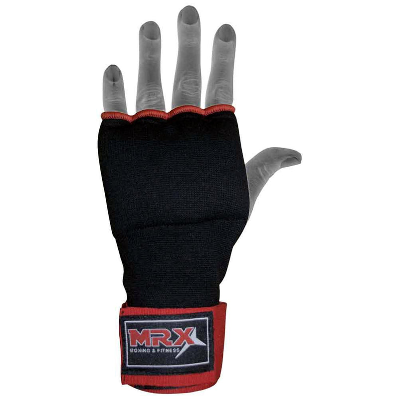 Load image into Gallery viewer, MRX - Boxing Inner Gloves Gel Pad With Wraps Black