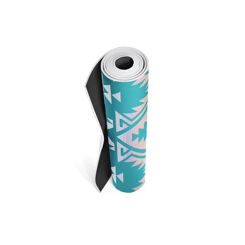 Load image into Gallery viewer, Yune Yoga - Jerome Lake Yoga Mat – 6 mm Extra Thick, Double-Sided Non-Slip, Eco-Friendly PER with Deep Blue Water Design | Yune Yoga