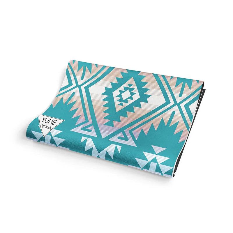 Load image into Gallery viewer, Yune Yoga - Jerome Lake Yoga Mat – 6 mm Extra Thick, Double-Sided Non-Slip, Eco-Friendly PER with Deep Blue Water Design | Yune Yoga