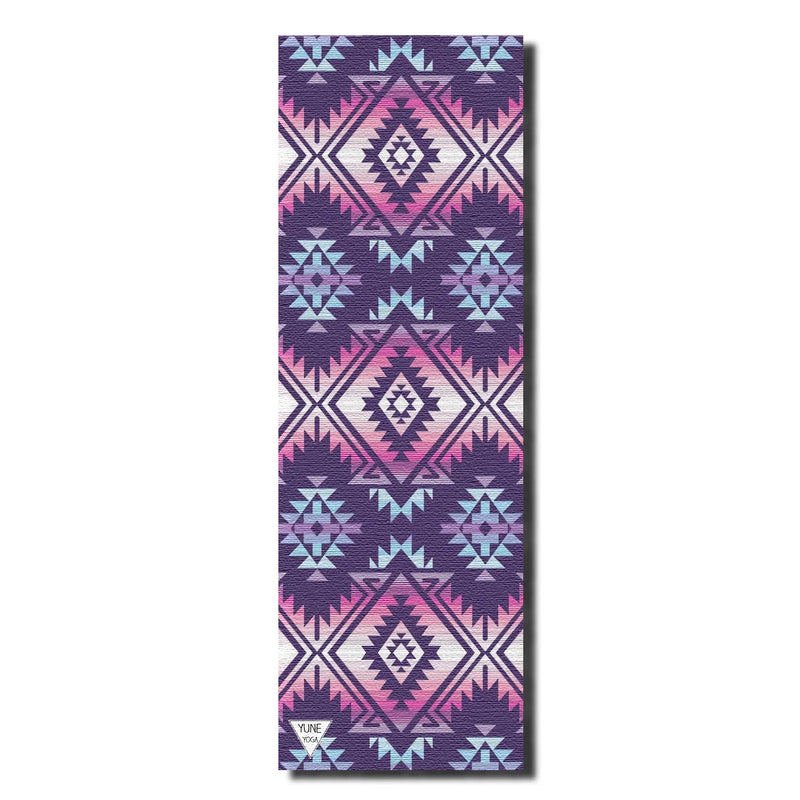 Load image into Gallery viewer, Yune Yoga - Jerome Midnight Yoga Mat – 6 mm Extra Thick, Double-Sided Non-Slip, Eco-Friendly PER with Deep Purple Midnight Design | Yune Yoga