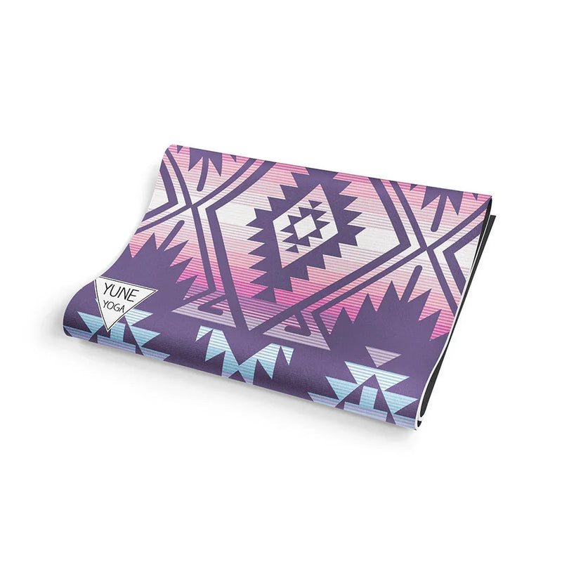 Load image into Gallery viewer, Yune Yoga - Jerome Midnight Yoga Mat – 6 mm Extra Thick, Double-Sided Non-Slip, Eco-Friendly PER with Deep Purple Midnight Design | Yune Yoga