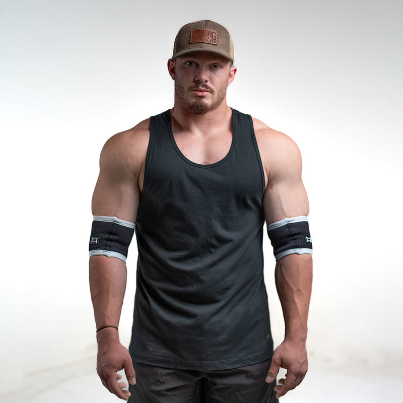 Load image into Gallery viewer, Mark Bell Sling Shot- Raw Elbow Sleeves