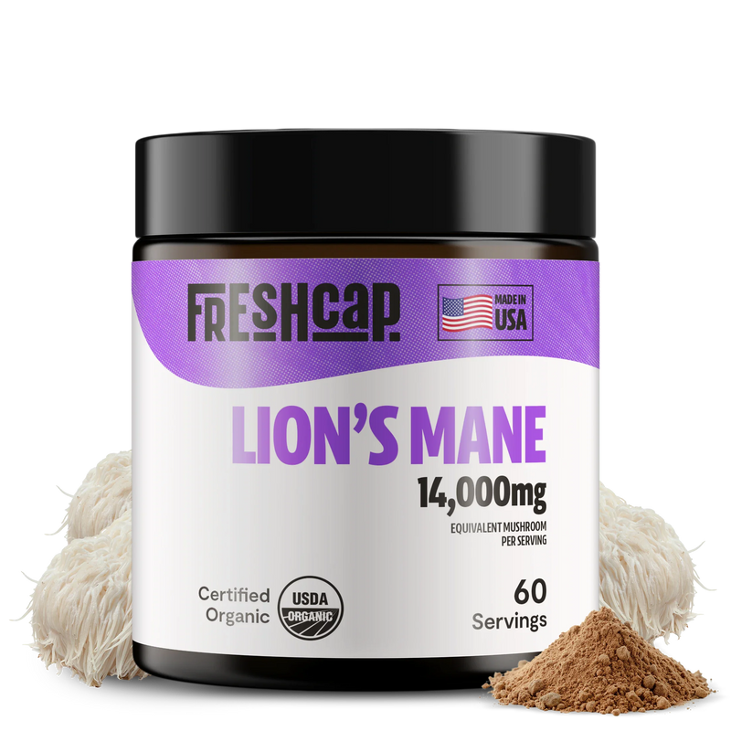 Load image into Gallery viewer, FreshCap Mushrooms - Organic Lion’s Mane Mushroom Powder