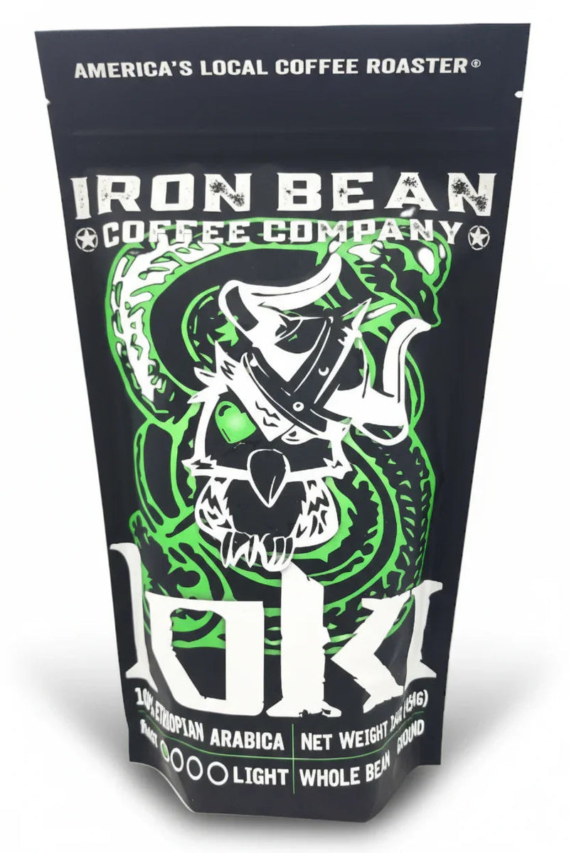 Load image into Gallery viewer, Iron Bean Coffee Company - Loki Ethiopian Yirgacheffe Light Roast