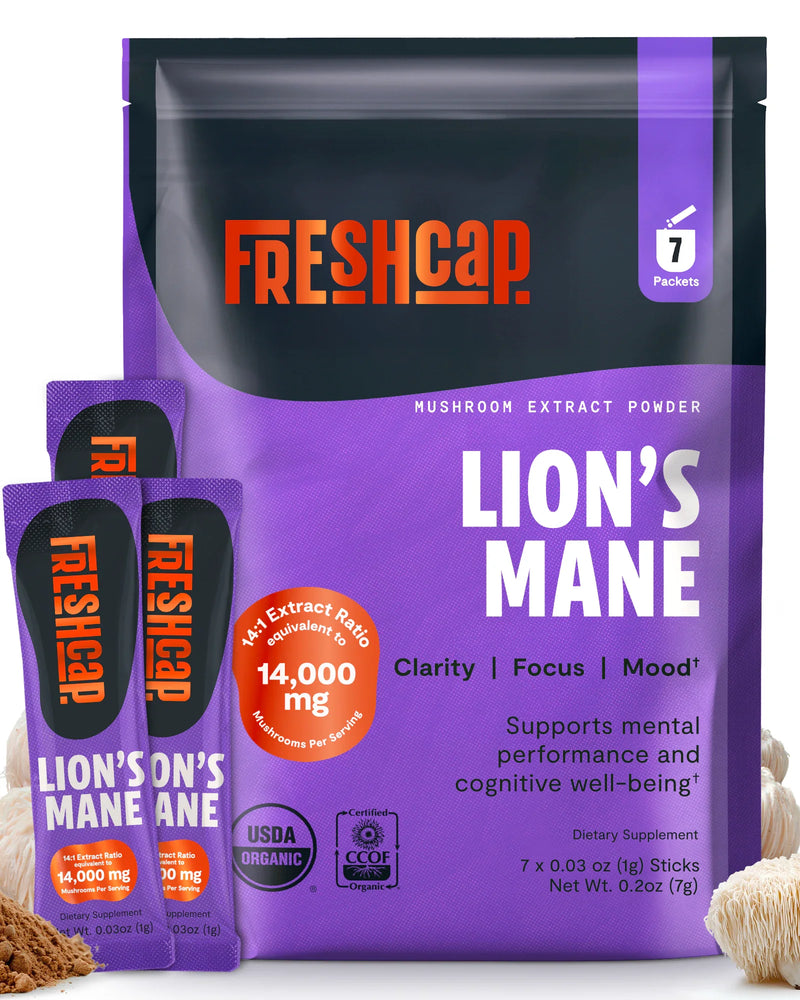 Load image into Gallery viewer, FreshCap Mushrooms - Organic Lion’s Mane Mushroom Powder