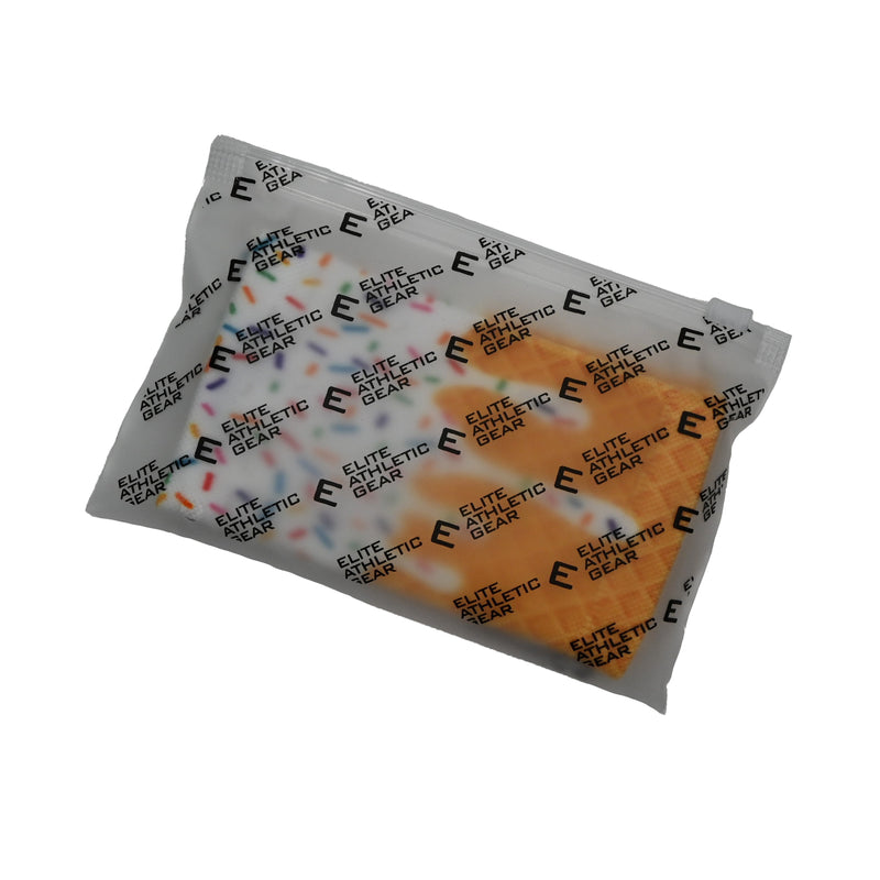 Load image into Gallery viewer, Elite Athletic Gear - White ice cream wrist support sleeves