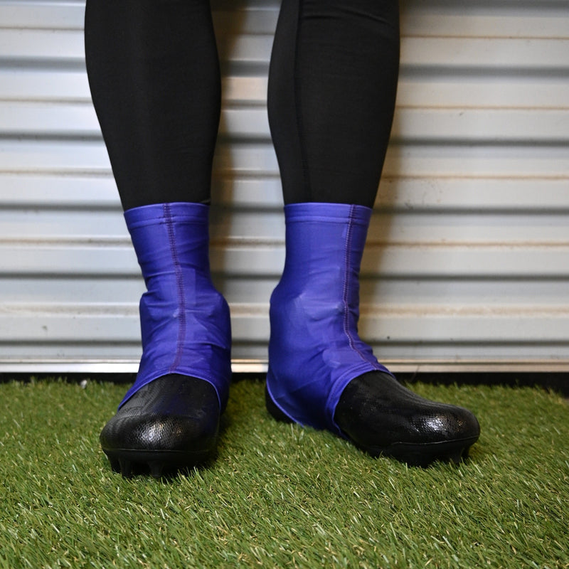 Load image into Gallery viewer, Elite Athletic Gear - Purple Cleat Covers (Spats)