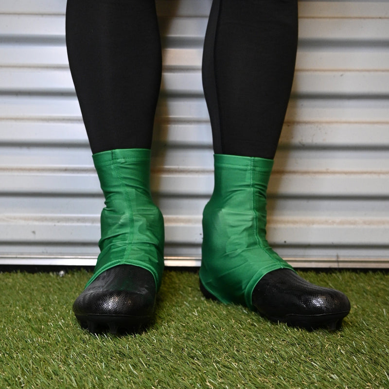 Load image into Gallery viewer, Elite Athletic Gear - Green Cleat Covers (Spats)