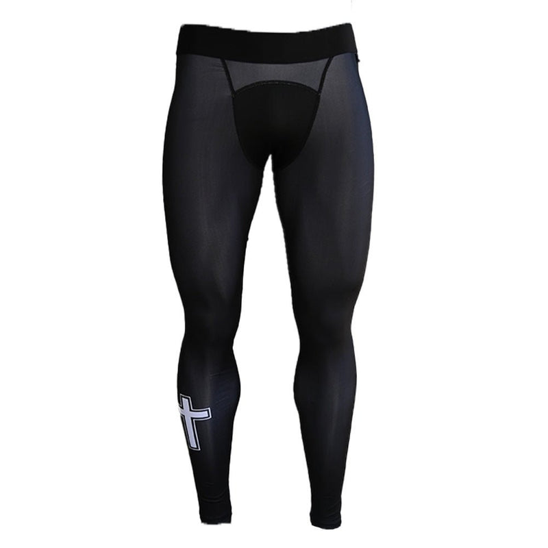 Load image into Gallery viewer, Elite Athletic Gear - Faith Cross Black Compression Tights