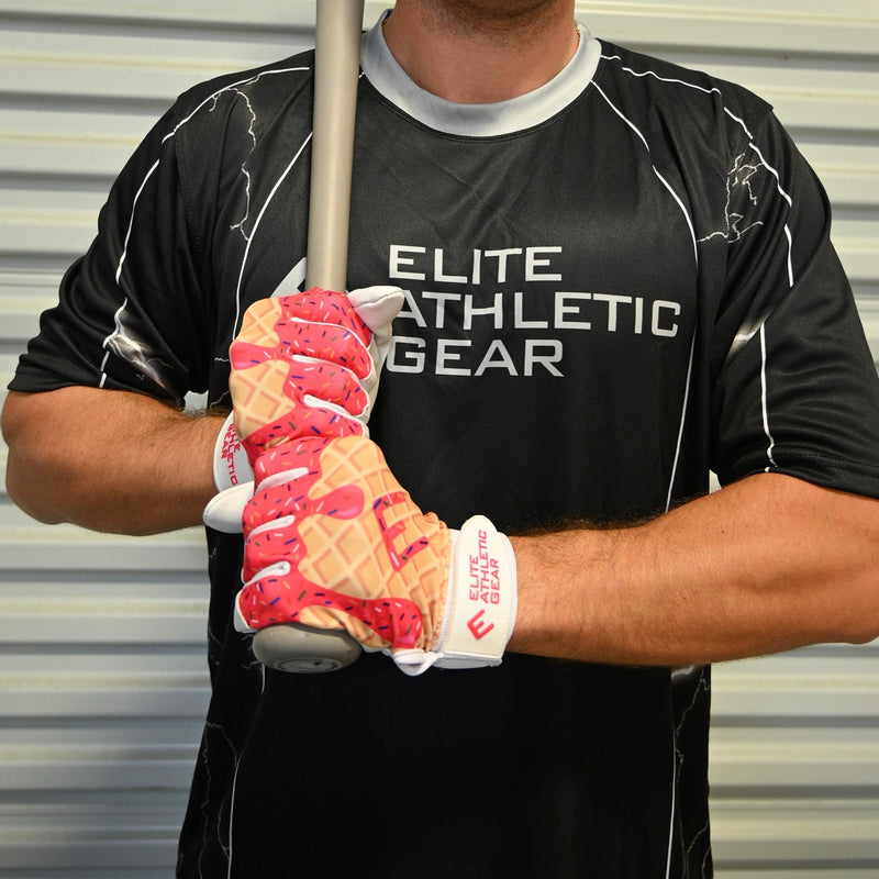 Load image into Gallery viewer, Elite Athletic Gear - Pink Ice Cream Batting Gloves