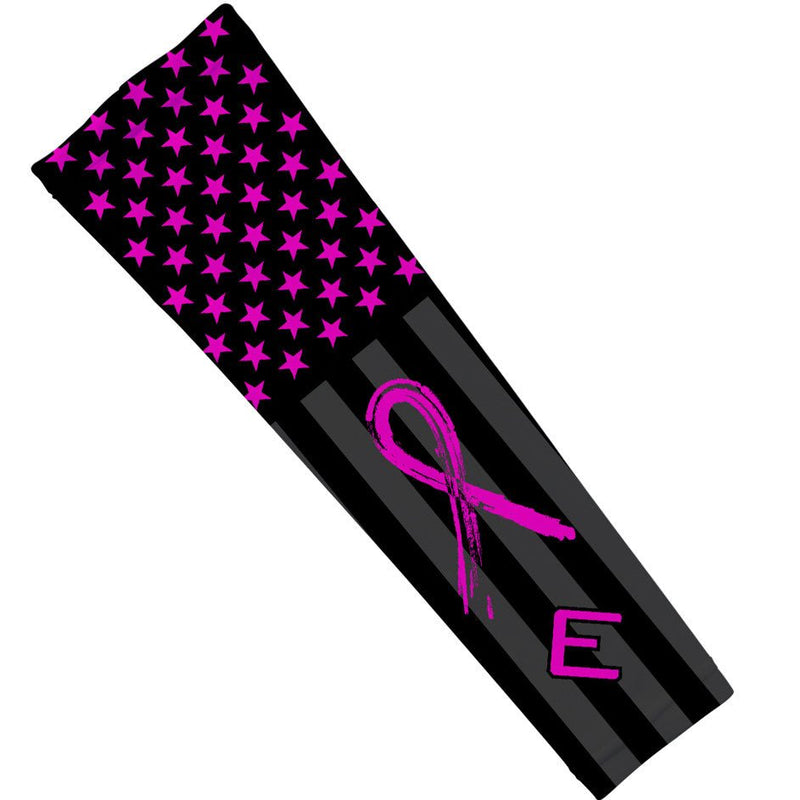 Load image into Gallery viewer, Elite Athletic Gear - Shadow Usa Flag Arm Sleeve - Breast Cancer Awareness Edition