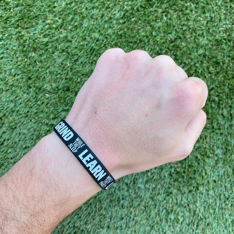 Load image into Gallery viewer, Elite Athletic Gear - Grind Learn Live Wristband