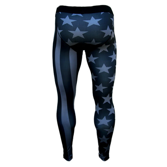 Elite Athletic Gear - Thin Blue Line Compression Tights