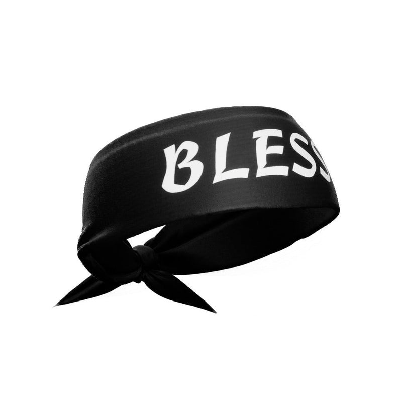 Load image into Gallery viewer, Elite Athletic Gear - Black Blessed Tie Headband