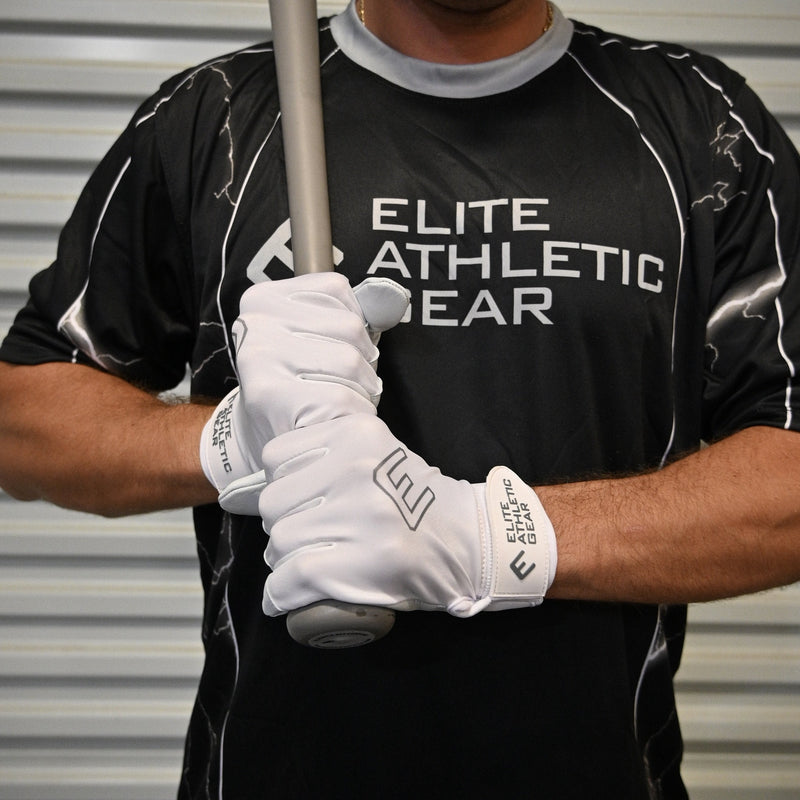 Load image into Gallery viewer, Elite Athletic Gear - White Batting Gloves