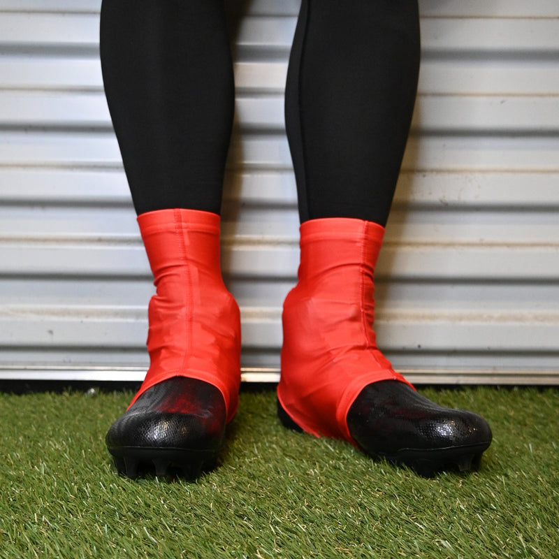 Load image into Gallery viewer, Elite Athletic Gear - Red Cleat Covers (Spats)