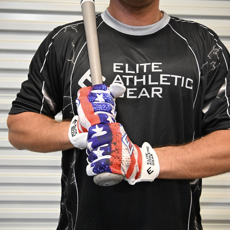 Load image into Gallery viewer, Elite Athletic Gear - Old glory batting gloves
