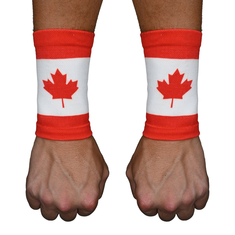 Load image into Gallery viewer, Elite Athletic Gear - Canada Flag Wrist Support Sleeves