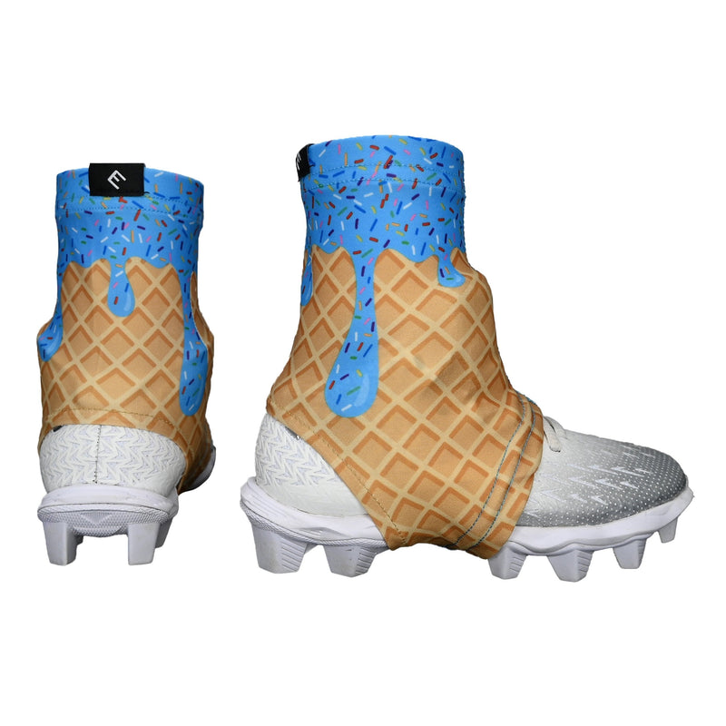 Load image into Gallery viewer, Elite Athletic Gear - Blue Ice Cream Cleat Covers (Spats)