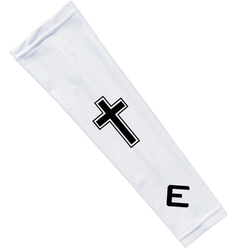 Load image into Gallery viewer, Elite Athletic Gear - Faith Cross White Arm Sleeve