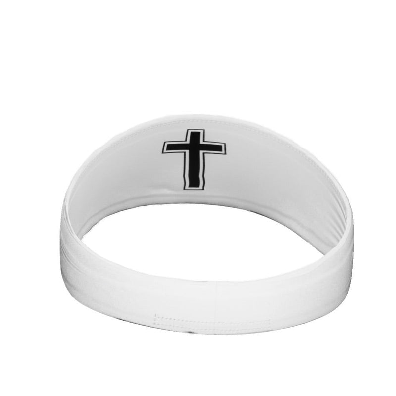 Load image into Gallery viewer, Elite Athletic Gear - Faith Cross White Headband