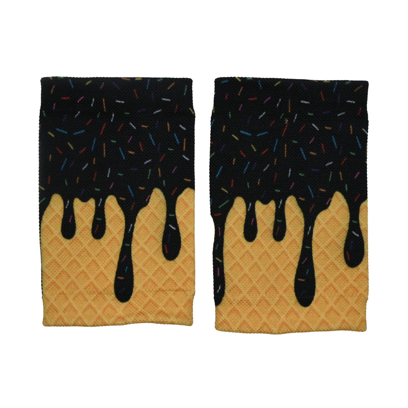 Load image into Gallery viewer, Elite Athletic Gear - Black Ice Cream Wrist Support Sleeves