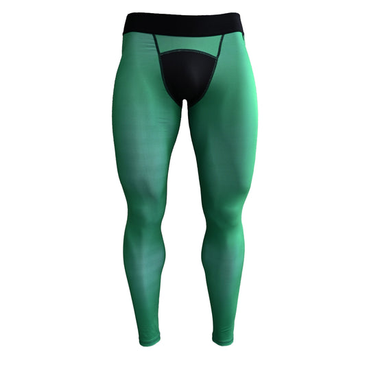 Elite Athletic Gear - Green Compression Tights