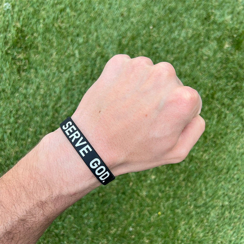 Load image into Gallery viewer, Elite Athletic Gear - Serve God Wristband