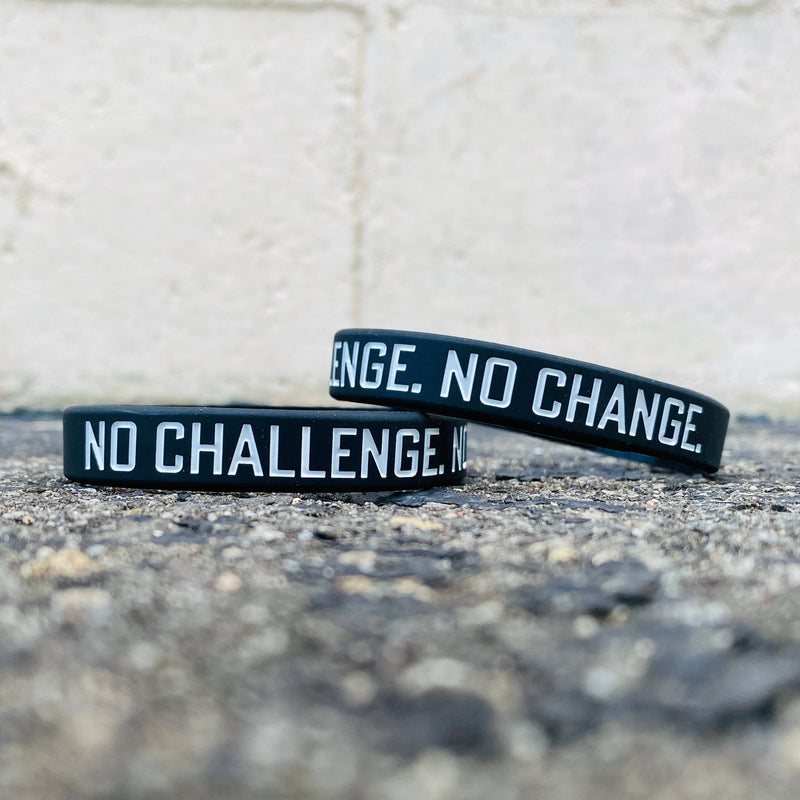 Load image into Gallery viewer, Elite Athletic Gear - No challenge. No change. Wristband.
