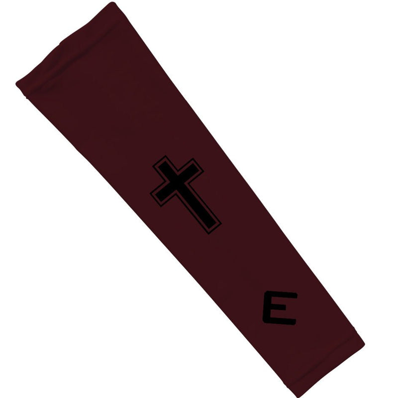 Load image into Gallery viewer, Elite Athletic Gear - Faith Cross Maroon Arm Sleeve