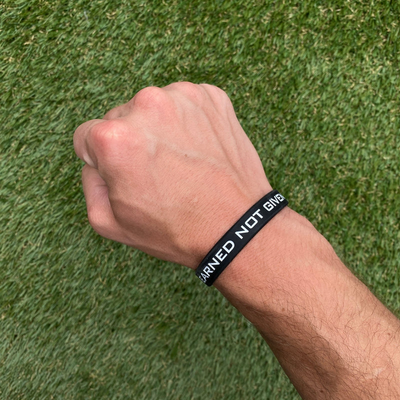 Load image into Gallery viewer, Elite Athletic Gear - Earned not given wristband