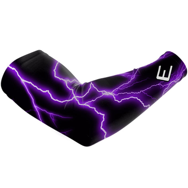 Load image into Gallery viewer, Elite Athletic Gear - Purple Lightning Arm Sleeve