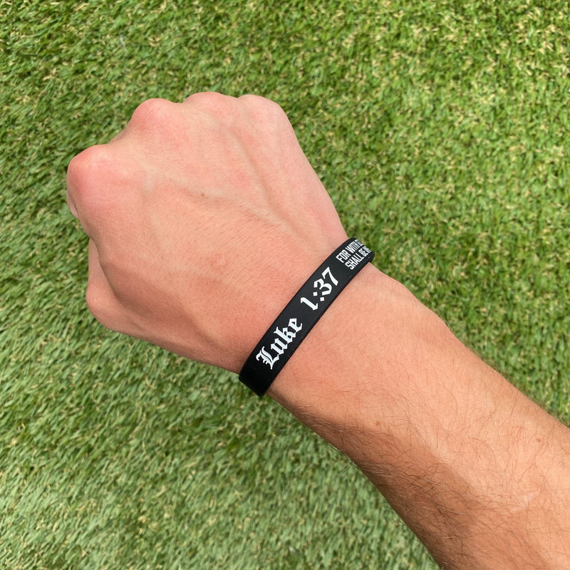 Load image into Gallery viewer, Elite Athletic Gear - Luke 1:37 Wristband
