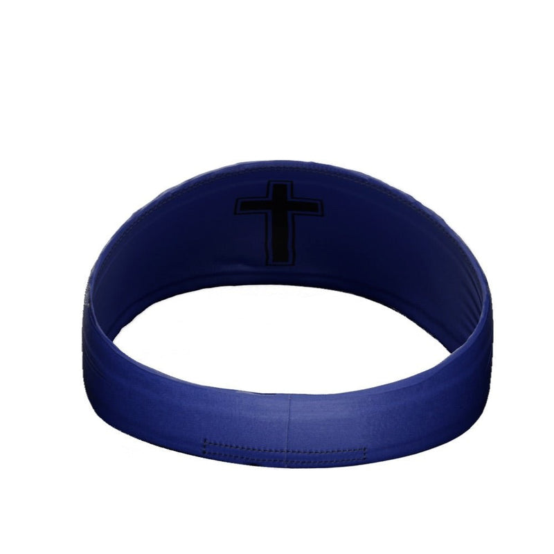 Load image into Gallery viewer, Elite Athletic Gear - Faith Cross Navy Headband