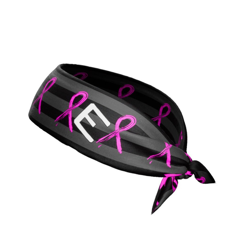 Load image into Gallery viewer, Elite Athletic Gear - Shadow USA Flag - Breast Cancer Awareness Tie Headband