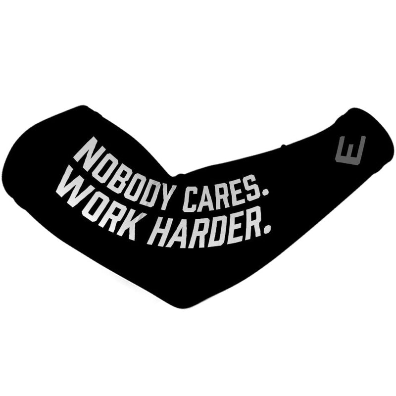 Load image into Gallery viewer, Elite Athletic Gear - Nobody cares. Work harder. Arm sleeve.