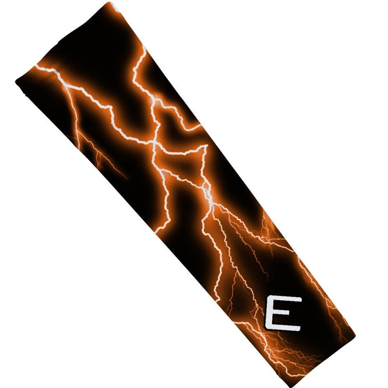 Load image into Gallery viewer, Elite Athletic Gear - Orange lightning arm sleeve