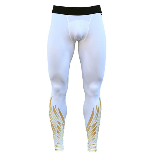 Elite Athletic Gear - Gold Wing Compression Tights