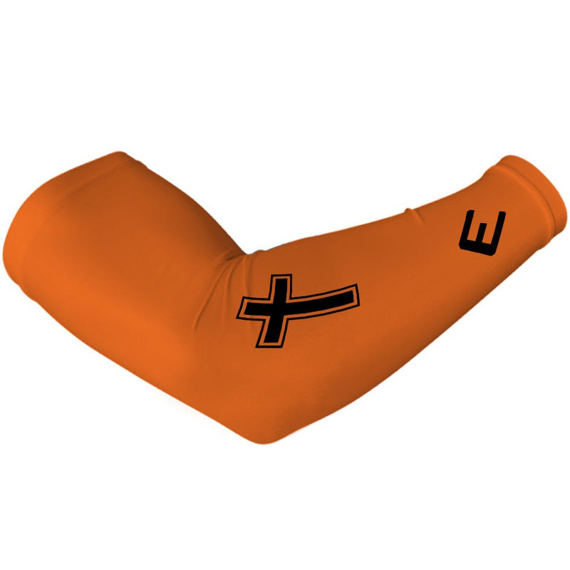Load image into Gallery viewer, Elite Athletic Gear - Faith Cross Orange Arm Sleeve