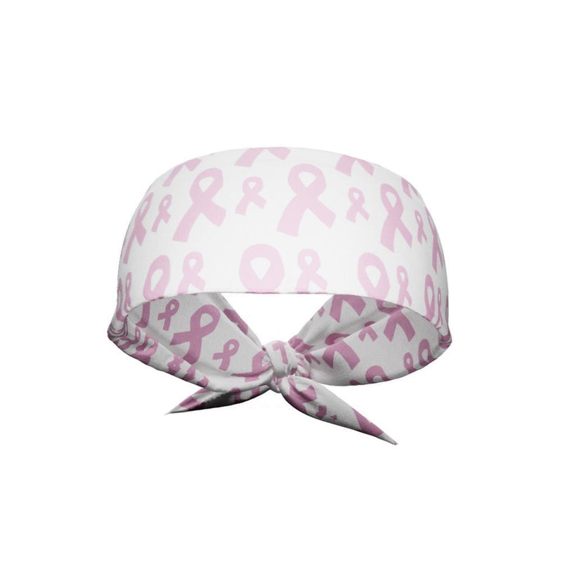 Load image into Gallery viewer, Elite Athletic Gear - Breast Cancer Ribbons Tie Headband