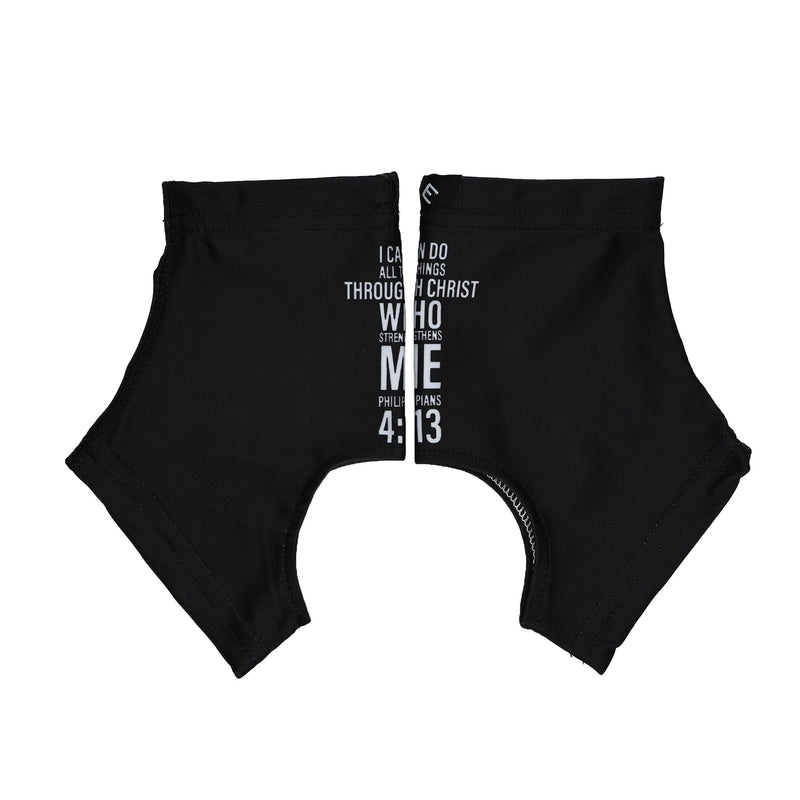 Load image into Gallery viewer, Elite Athletic Gear - Philippians 4:13 Cross Cleat Covers (Spats)