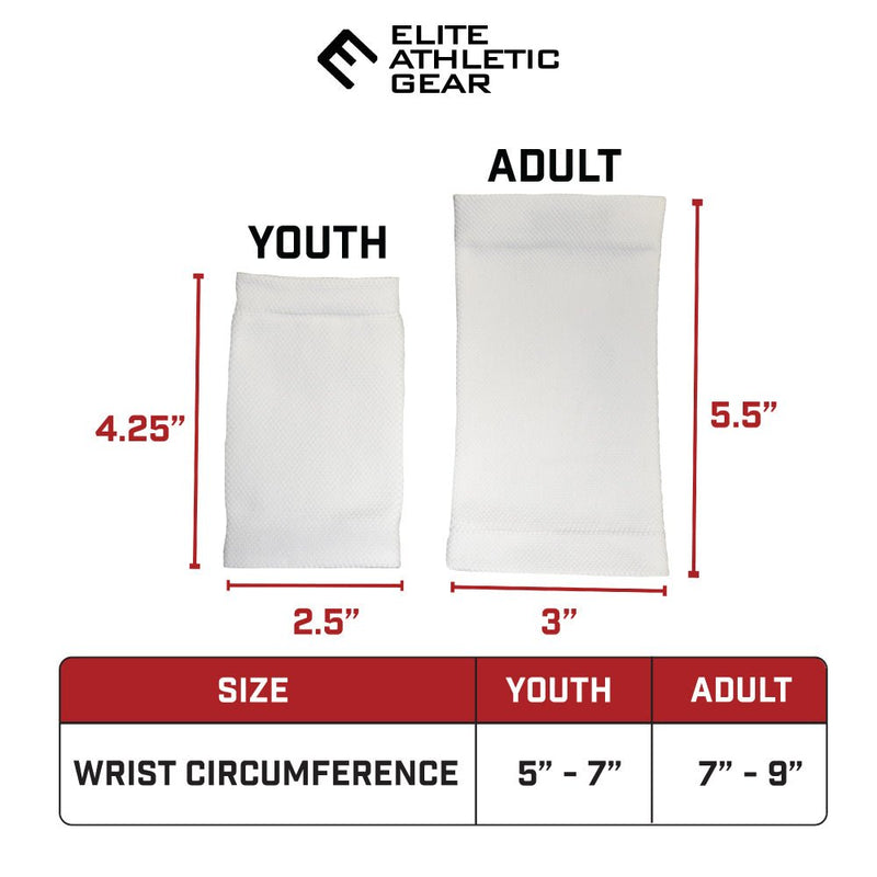 Load image into Gallery viewer, Elite Athletic Gear - Wicked white wrist support sleeves