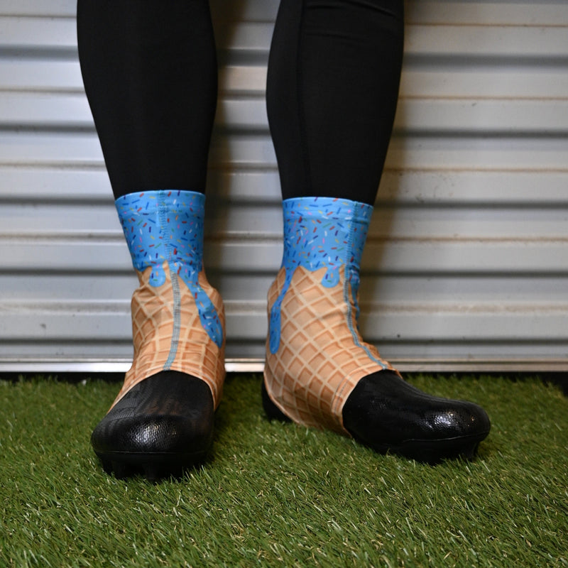 Load image into Gallery viewer, Elite Athletic Gear - Blue Ice Cream Cleat Covers (Spats)