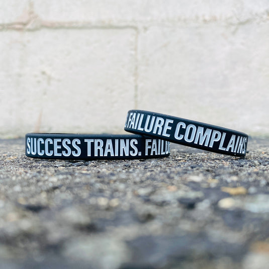 Elite Athletic Gear - Success Trains. Failure Complains. Wristband.