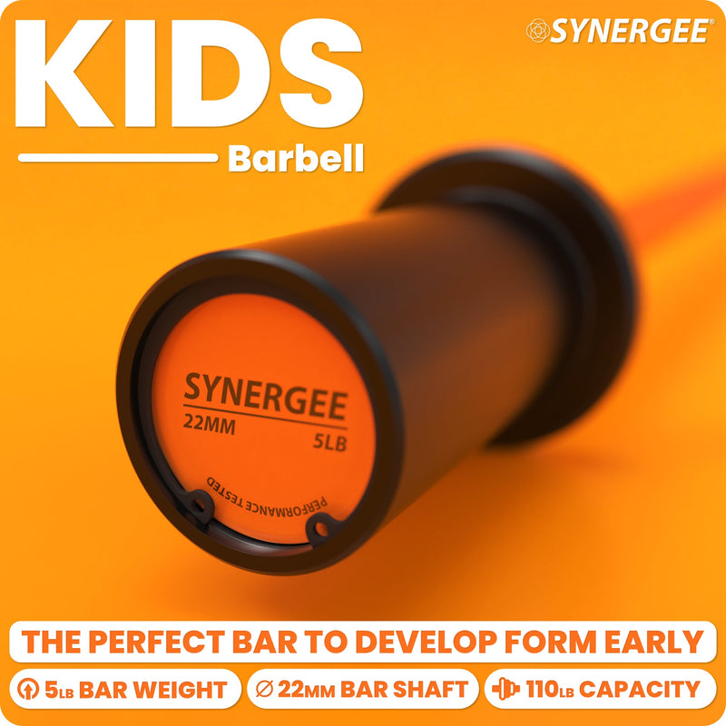 Load image into Gallery viewer, Synergee - Kids Barbell (5 lb Training Bar)