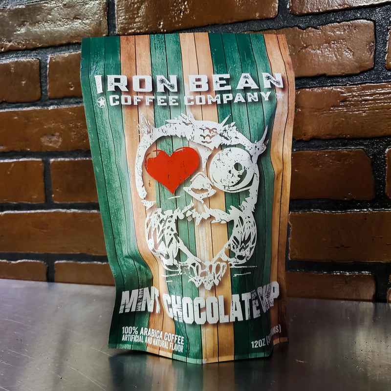Load image into Gallery viewer, Iron Bean Coffee Company - Mint Chocolate Chip - 12oz