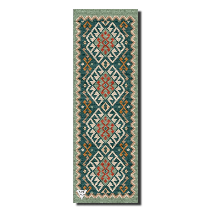 Load image into Gallery viewer, Yune Yoga - Moab Plains Yoga Mat – 6 mm Extra Thick, Double-Sided Non-Slip, Eco-Friendly PER with Moss Green Nature-Inspired Design | Yune Yoga