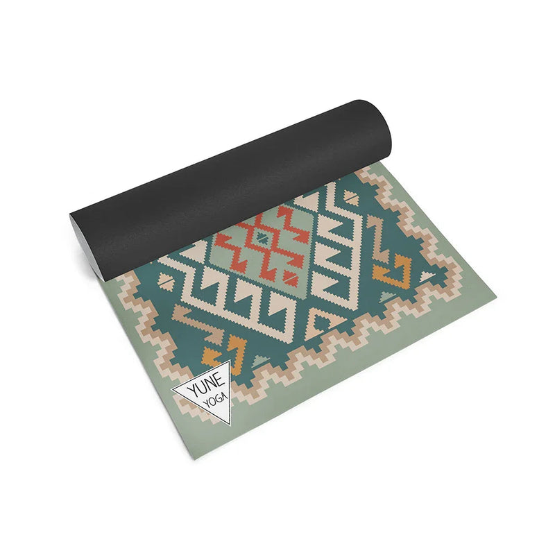 Load image into Gallery viewer, Yune Yoga - Moab Plains Yoga Mat – 6 mm Extra Thick, Double-Sided Non-Slip, Eco-Friendly PER with Moss Green Nature-Inspired Design | Yune Yoga