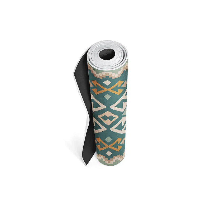 Load image into Gallery viewer, Yune Yoga - Moab Plains Yoga Mat – 6 mm Extra Thick, Double-Sided Non-Slip, Eco-Friendly PER with Moss Green Nature-Inspired Design | Yune Yoga