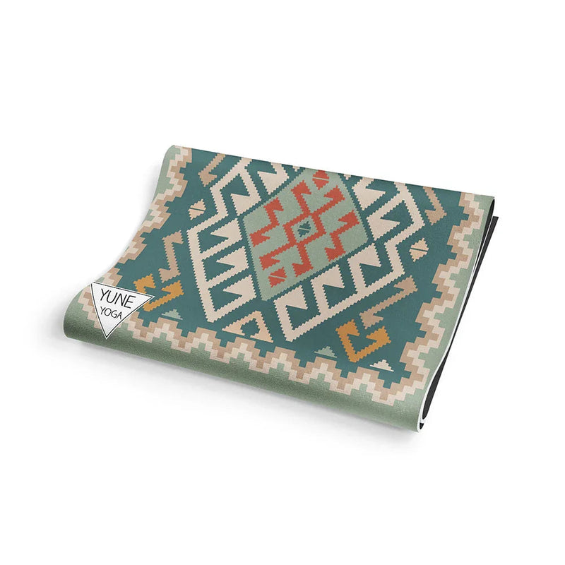 Load image into Gallery viewer, Yune Yoga - Moab Plains Yoga Mat – 6 mm Extra Thick, Double-Sided Non-Slip, Eco-Friendly PER with Moss Green Nature-Inspired Design | Yune Yoga